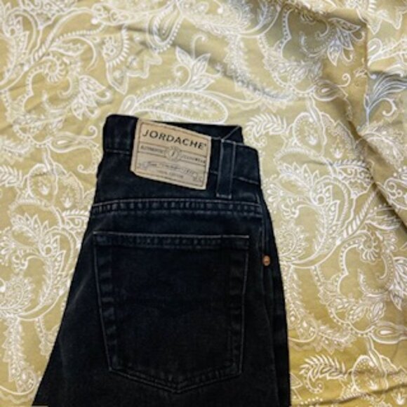 1990s Jordache High-Waist  Black Jeans Sz. 5/6 - Picture 6 of 9